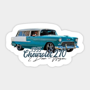 1955 Chevrolet 210 2 Door Wagon Sticker